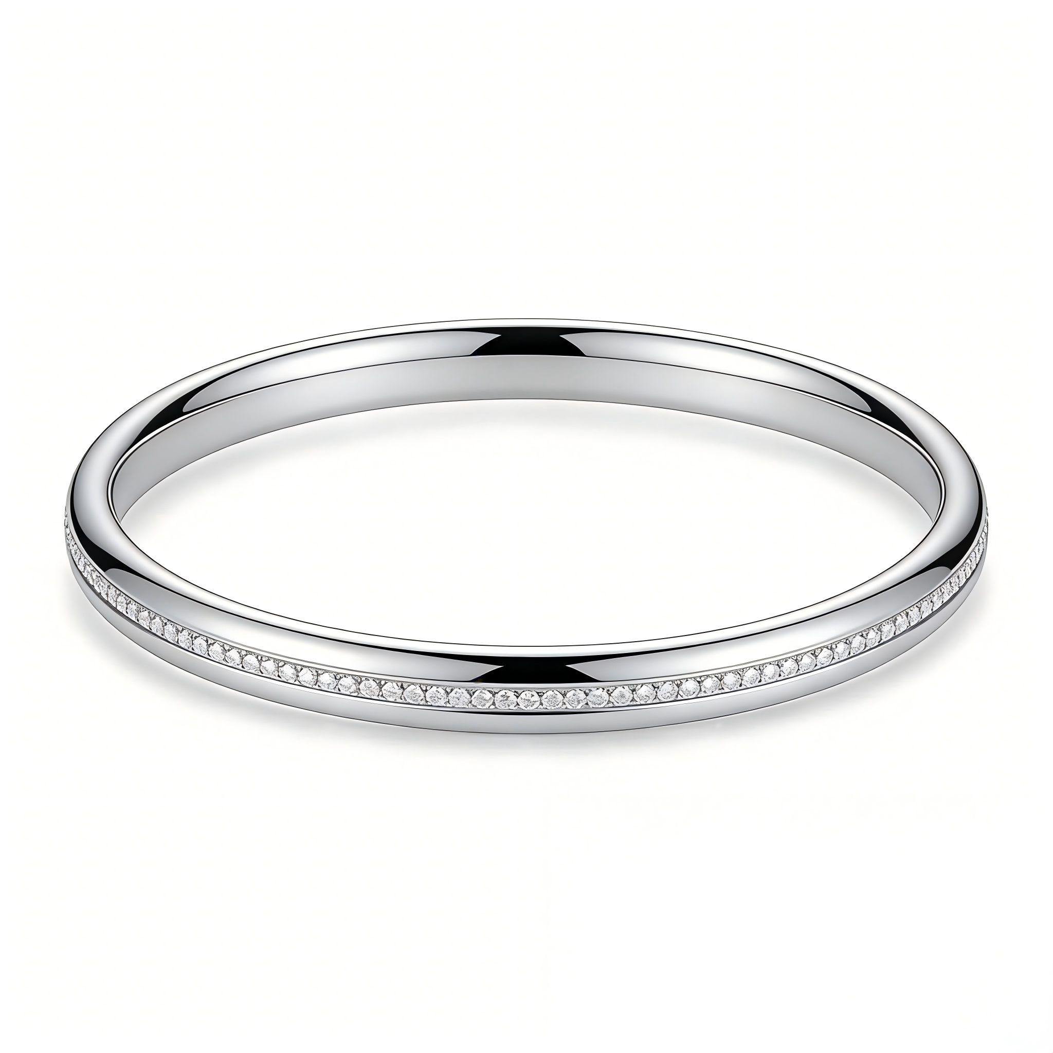 Classic Pavé Crystal Bangle