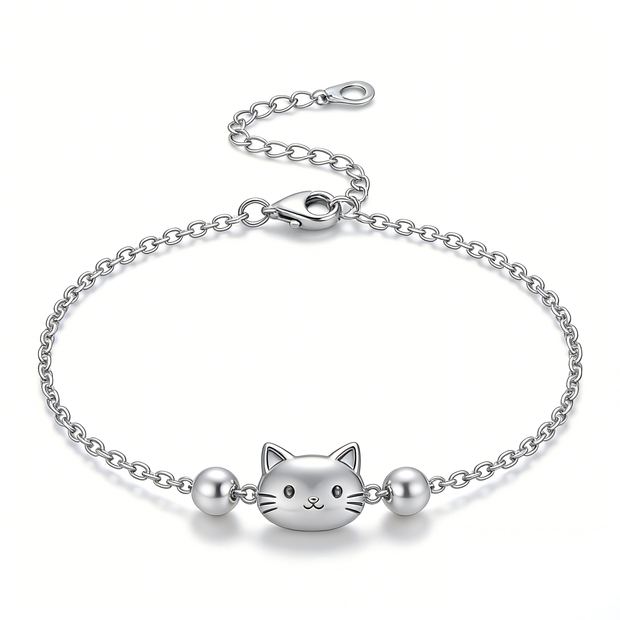 Cute Cat Minimalist Chain Bracelet